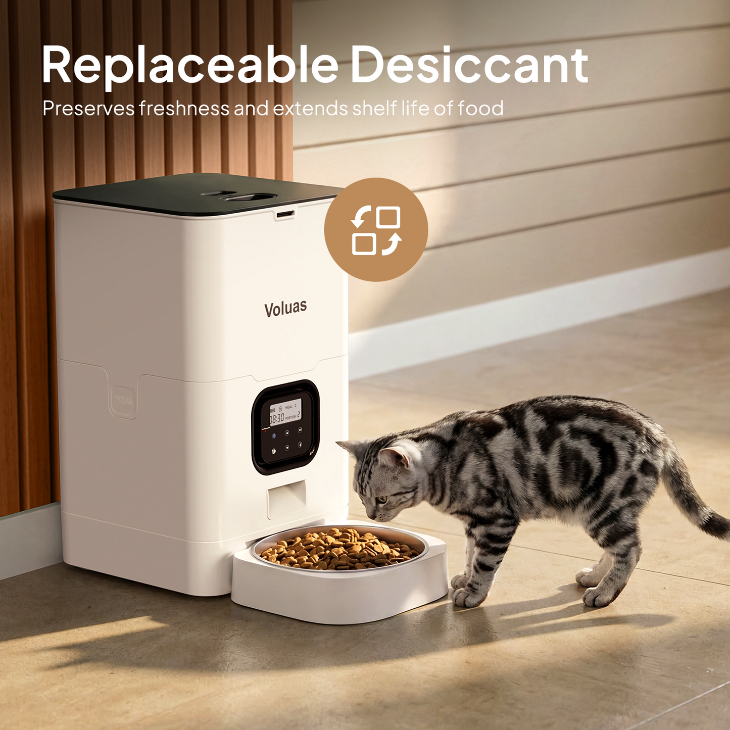 VOLUAS Automatic Feeder 6L