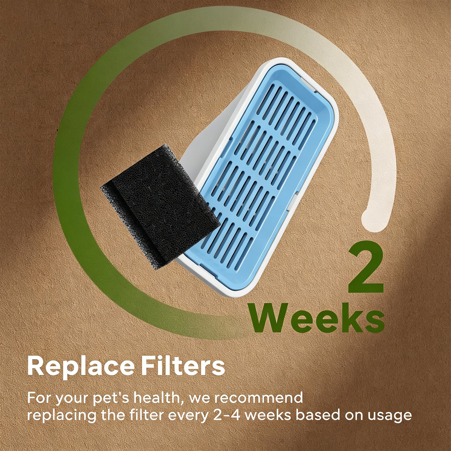 VOLUAS Water Fountain Filters 3 Sets