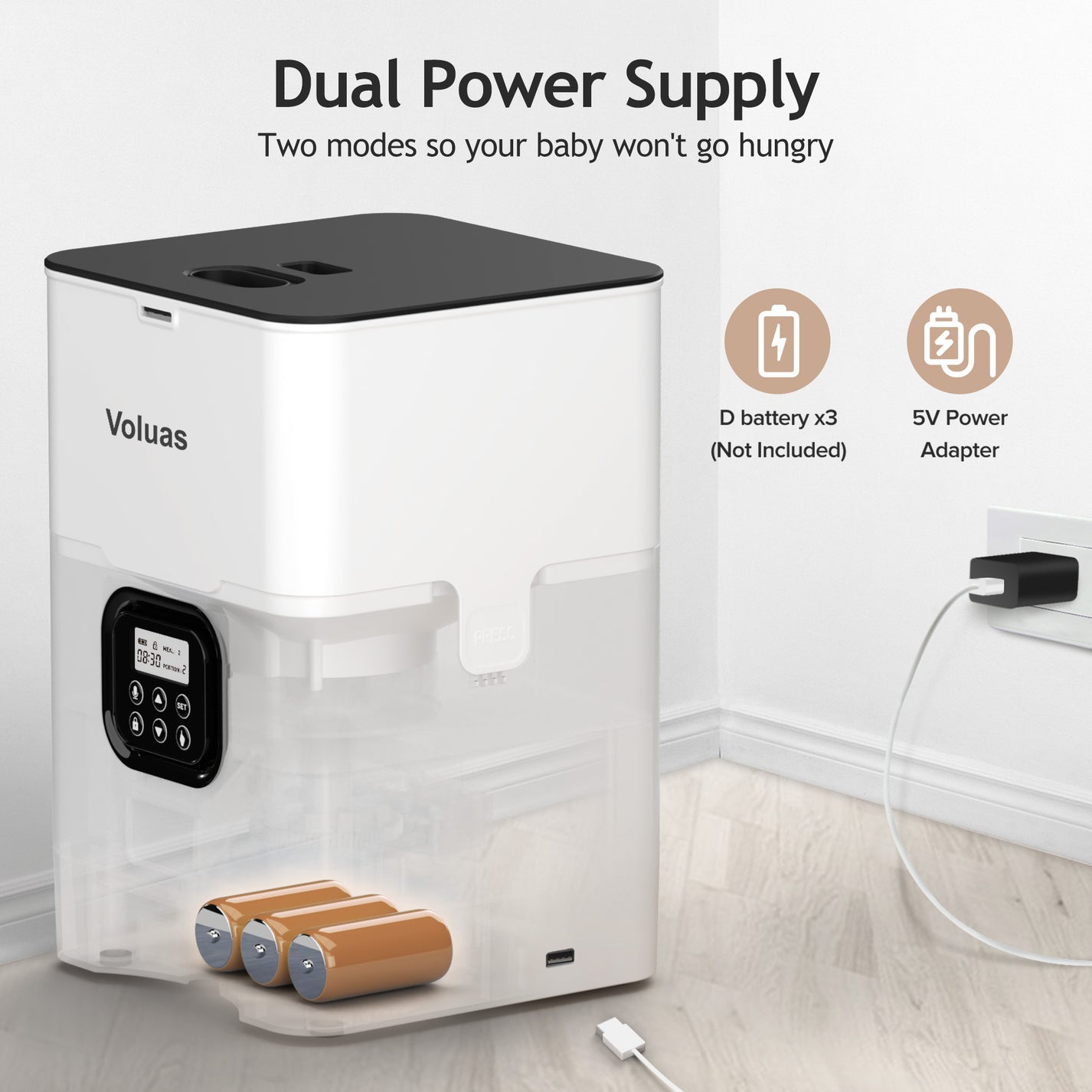 VOLUAS Automatic Pet Feeders for Cats and Dogs Voluas