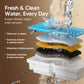 VOLUAS Wireless Large Dogs Water Fountain 6 Filters