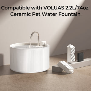 VOLUAS Ceramic Fountain Filters 3 Sets