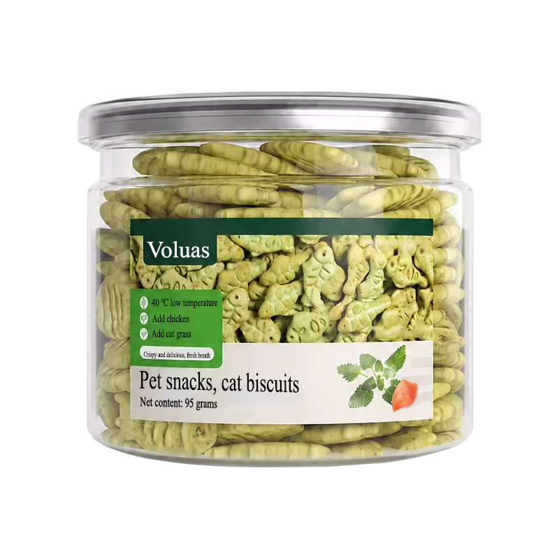 Voluas Cat Biscuits, Small Fish Biscuits, Cat Teeth Cleaning, Pet Snacks