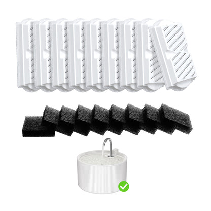 VOLUAS Ceramic Fountain Filters 9 Sets