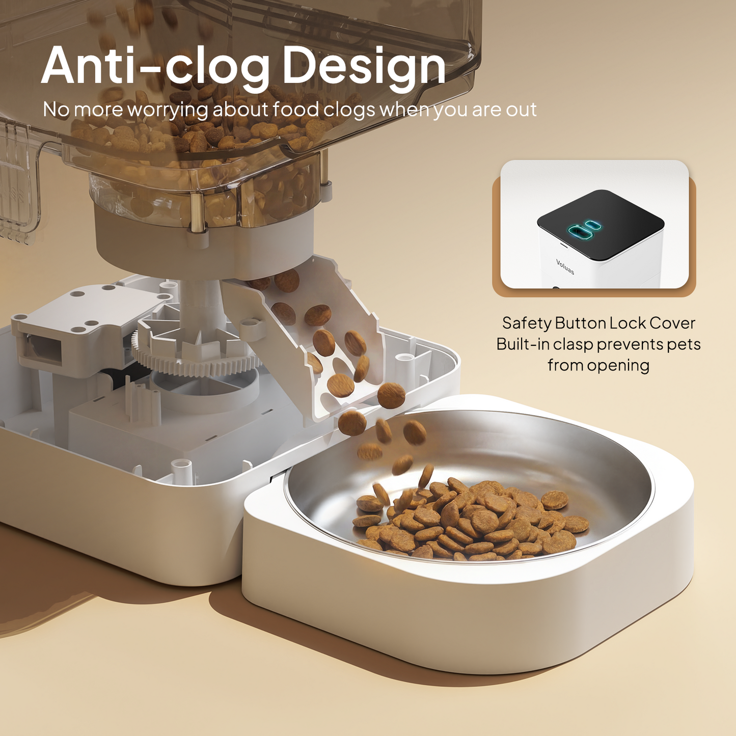 VOLUAS Automatic Feeder 4L