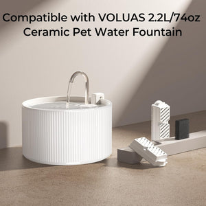 VOLUAS Ceramic Fountain Filters 9 Sets