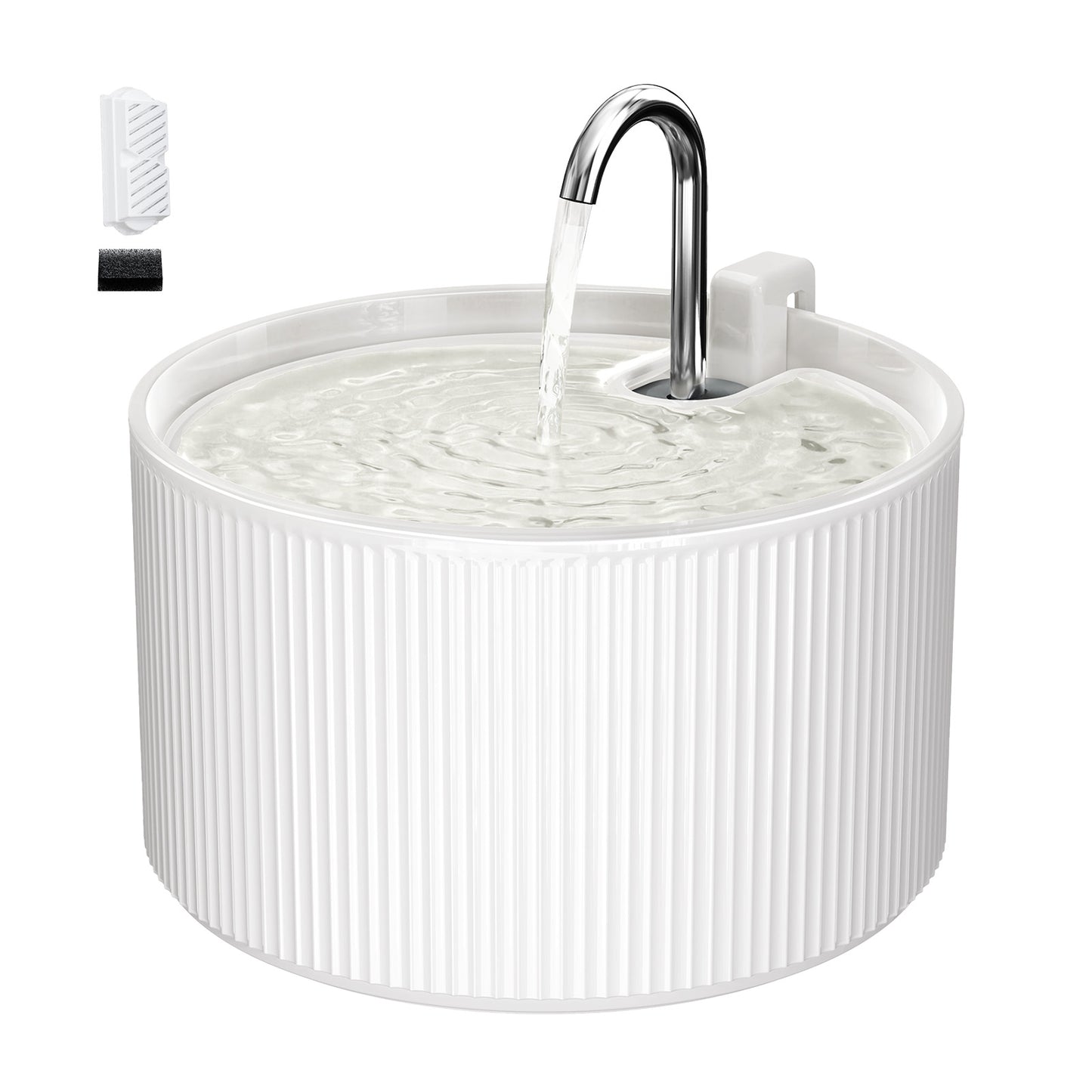 VOLUAS Ceramic Cat Water Fountain 1 Filter