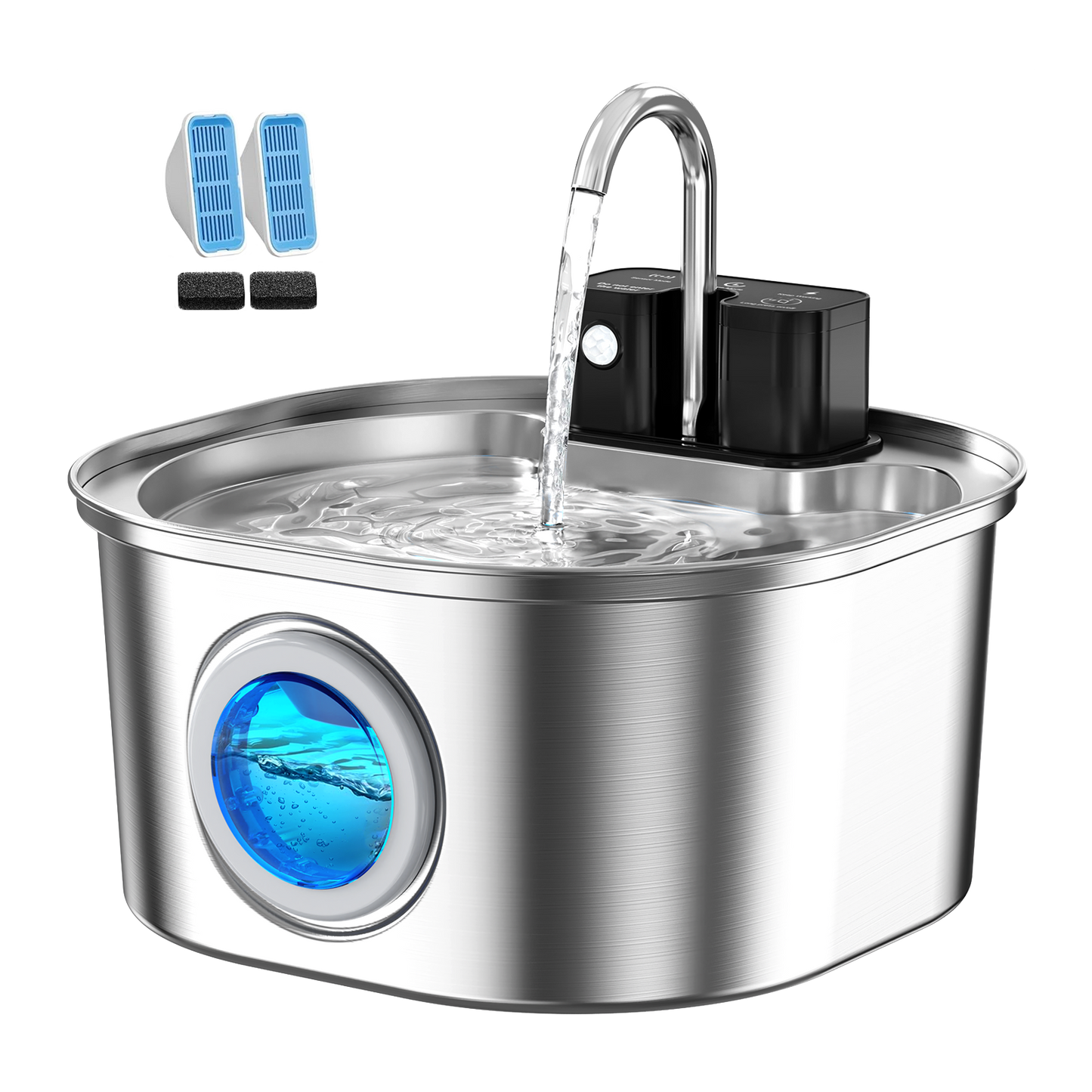VOLUAS Wireless Water Fountain 2 Filters