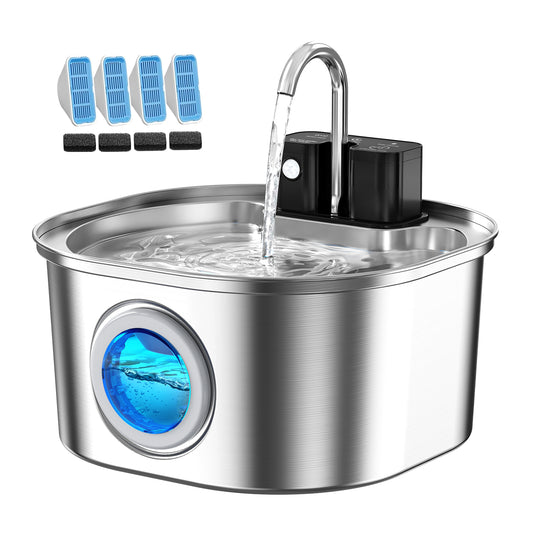 VOLUAS Wireless Water Fountain 4 Filters
