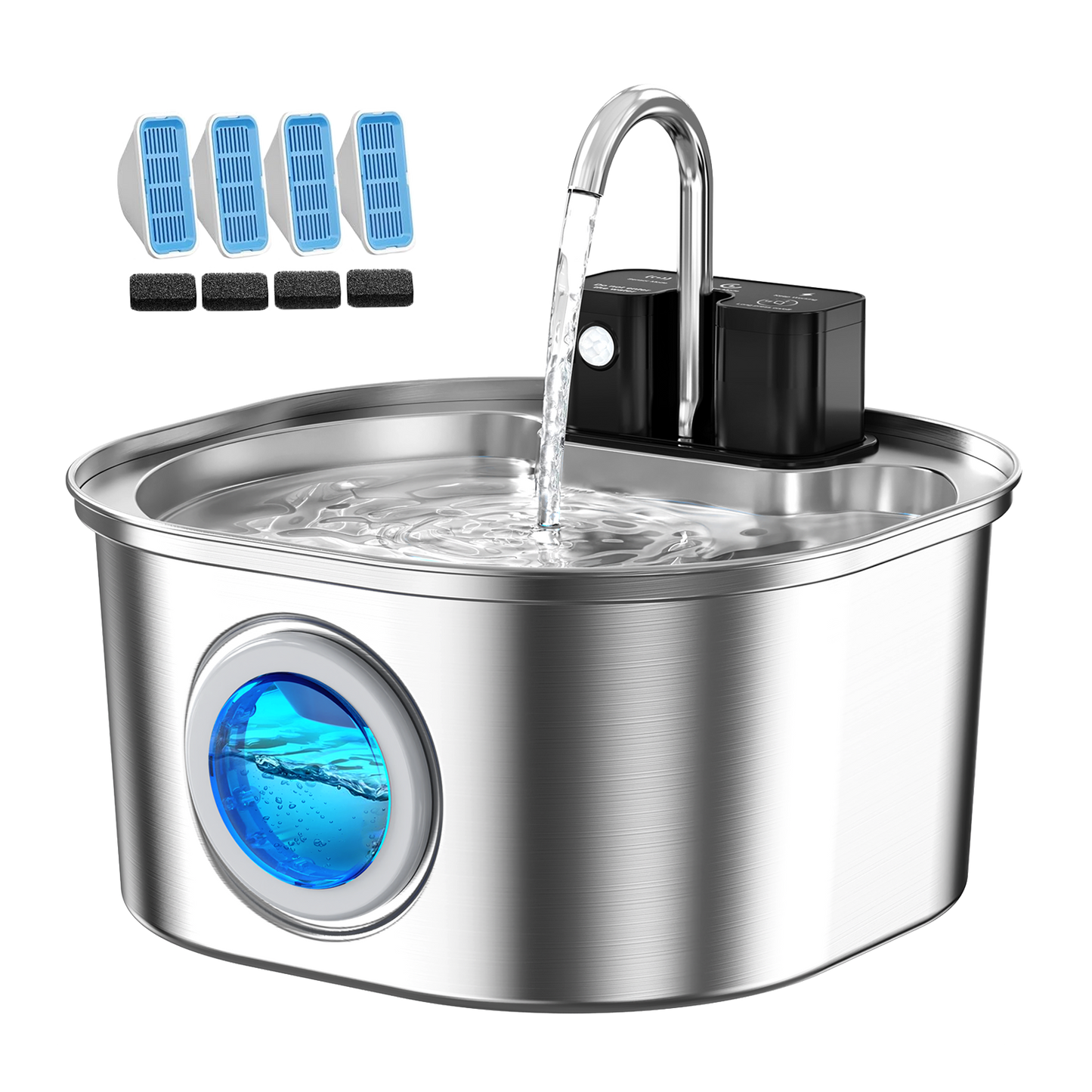 VOLUAS Wireless Water Fountain 4 Filters