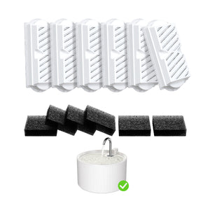 VOLUAS Ceramic Fountain Filters 6 Sets
