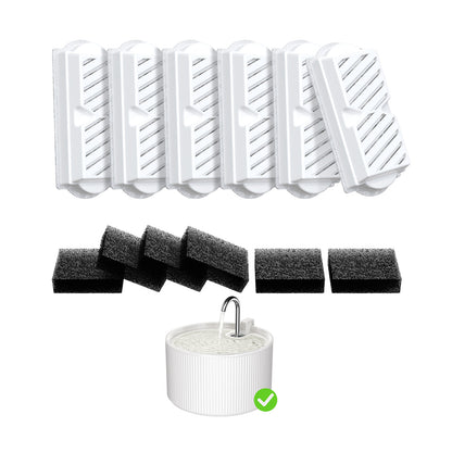 VOLUAS Ceramic Fountain Filters 6 Sets