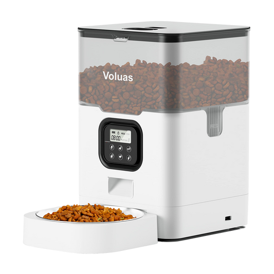 VOLUAS White Automatic Feeder 4L