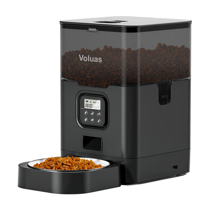 VOLUAS Black Automatic Feeder 4L