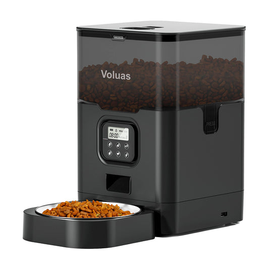 VOLUAS Black Automatic Feeder 4L