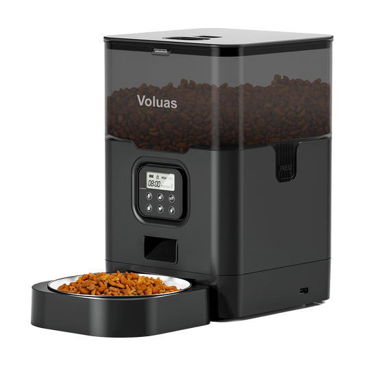 VOLUAS Black Automatic Feeder 4L