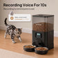 VOLUAS Smart 2 Pets Feeder Black