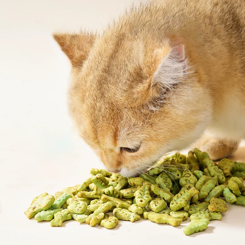 Voluas Cat Biscuits, Small Fish Biscuits, Cat Teeth Cleaning, Pet Snacks