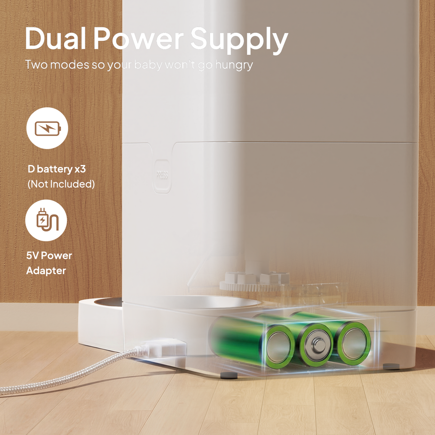 VOLUAS Automatic Feeder 4L