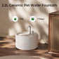 VOLUAS Ceramic Cat Water Fountain 3 Filters