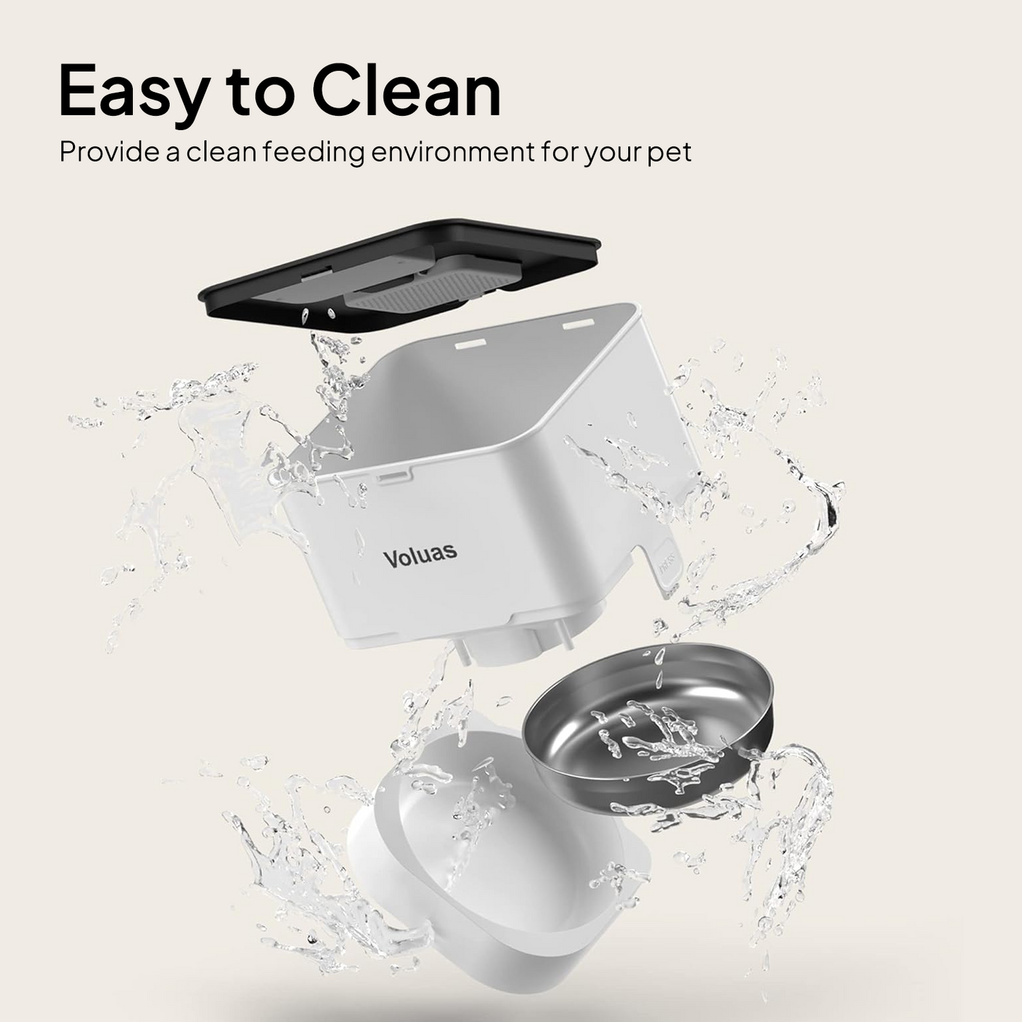 VOLUAS Automatic Feeder 4L