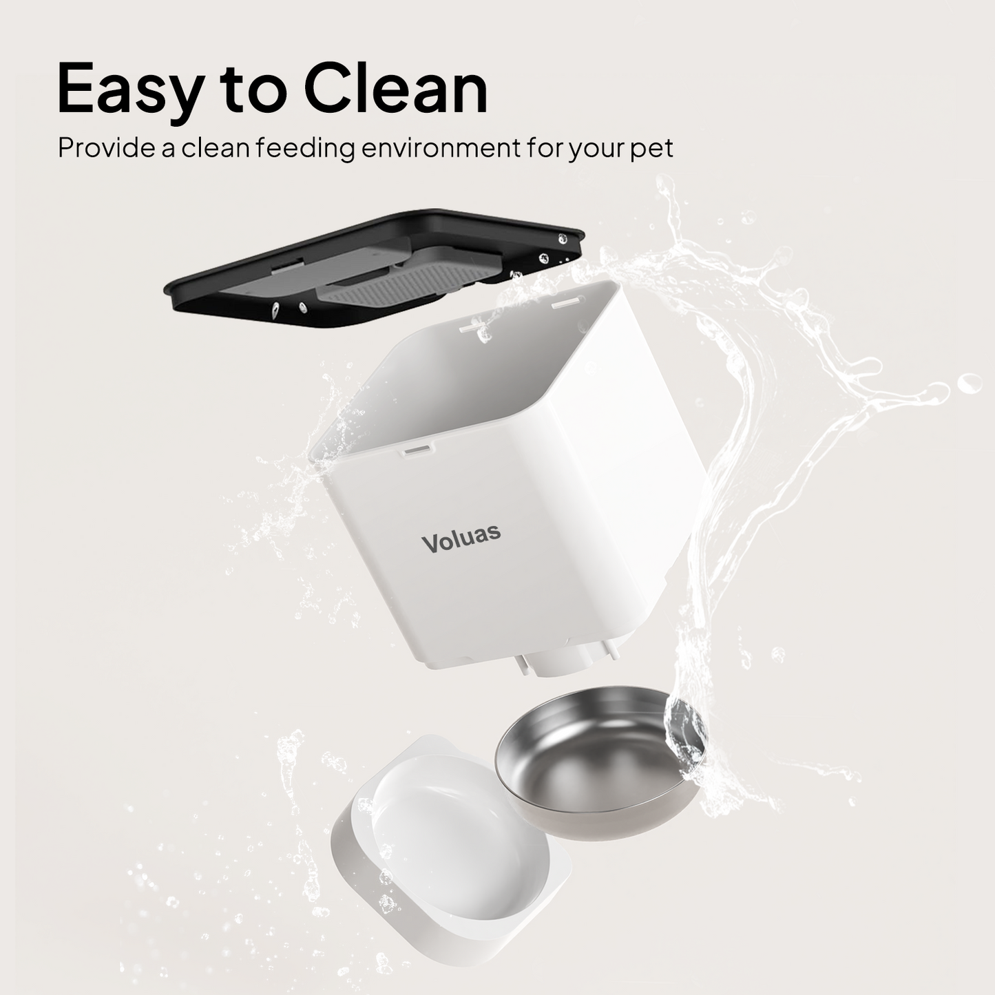 VOLUAS Automatic Feeder 6L