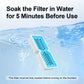 VOLUAS Large Dogs Water Fountain Filters 9 Sets