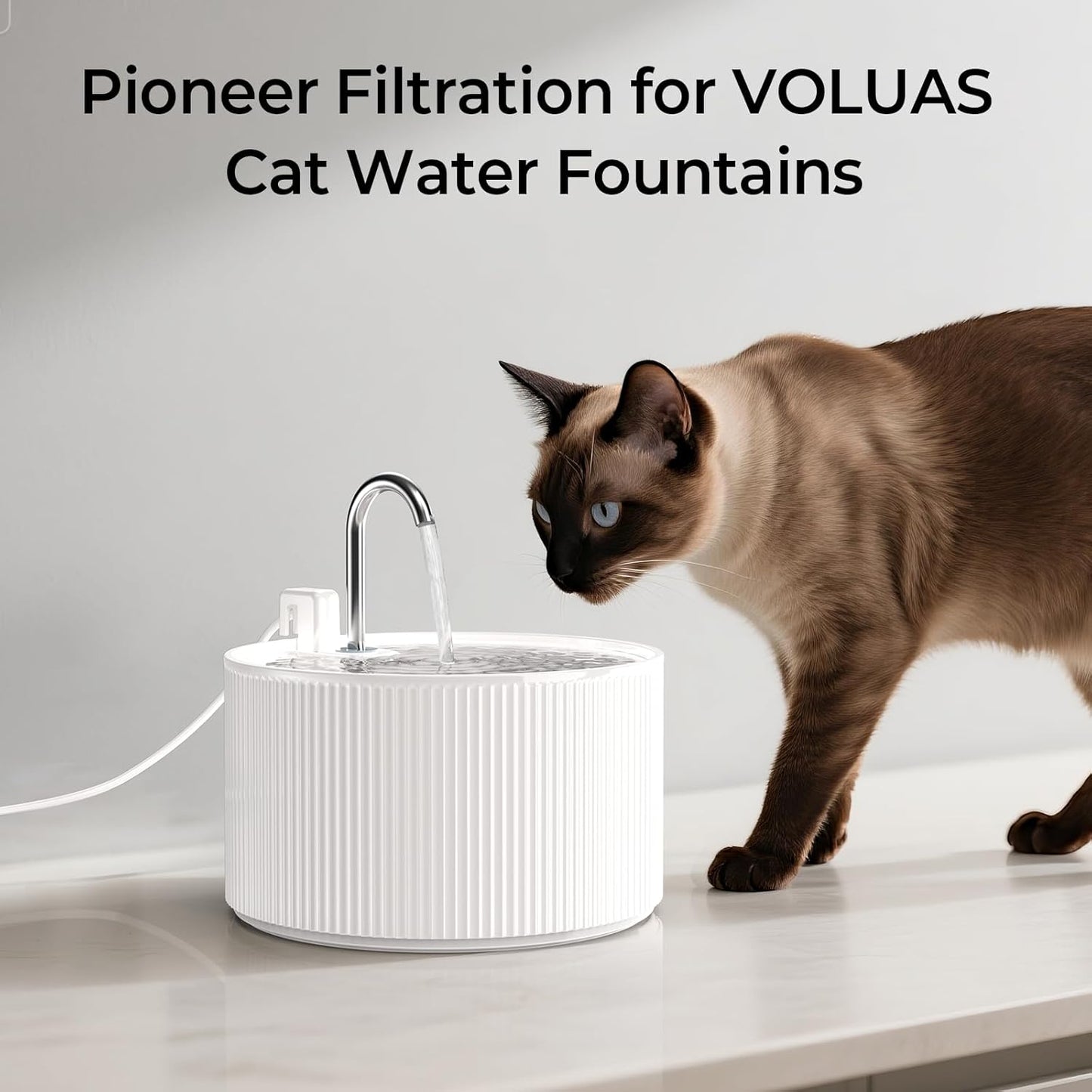 VOLUAS Ceramic Fountain Filters 9 Sets