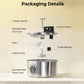 VOLUAS Dual Outlet Water Fountain 4 Filters