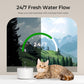 VOLUAS Ceramic Cat Water Fountain 3 Filters