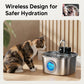 VOLUAS Wireless Water Fountain