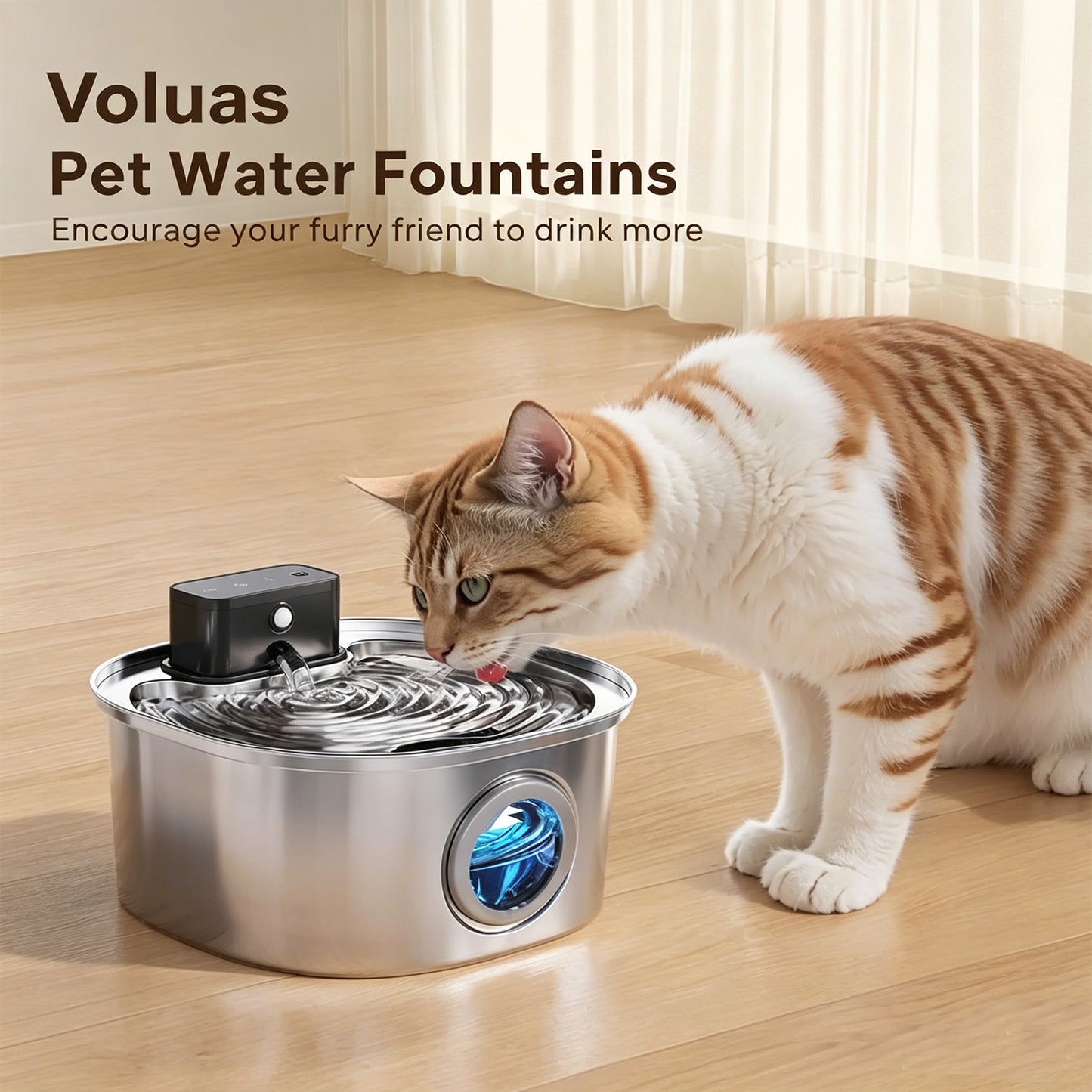 VOLUAS Water Fountain Filters 3 Sets